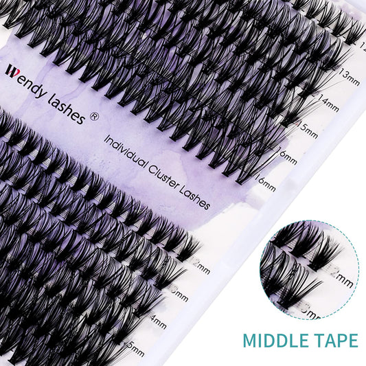 Individual Cluster Lashes 30D/40D Mixed Natural Eyelash Clusters