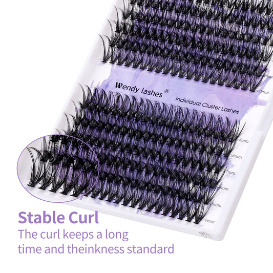 Individual Cluster Lashes 30D/40D Mixed Natural Eyelash Clusters
