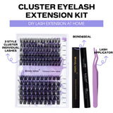 Natural Eyelash Clusters