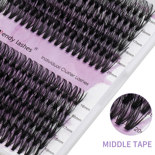 Individual Cluster Lashes 30D/40D Mixed Natural Eyelash Clusters