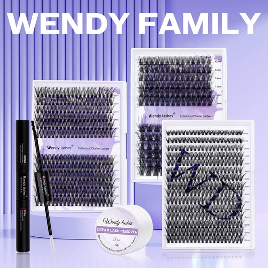 Individual Cluster Lashes 30D/40D Mixed Natural Eyelash Clusters
