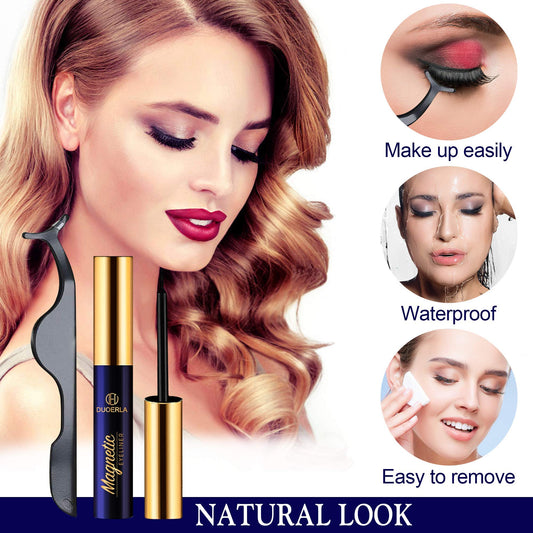 DUOERLA Magnetic Eyelashes Magnetic Lashes Natural
