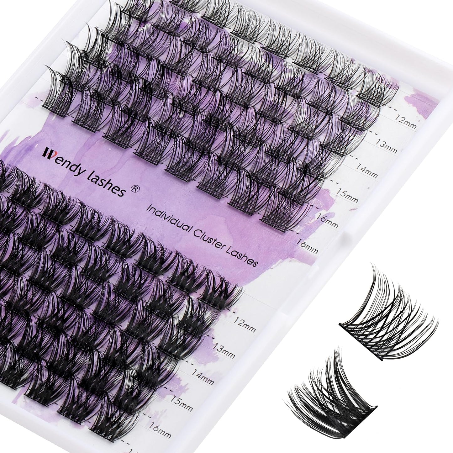 Individual Cluster Lashes 30D/40D Mixed Natural Eyelash Clusters