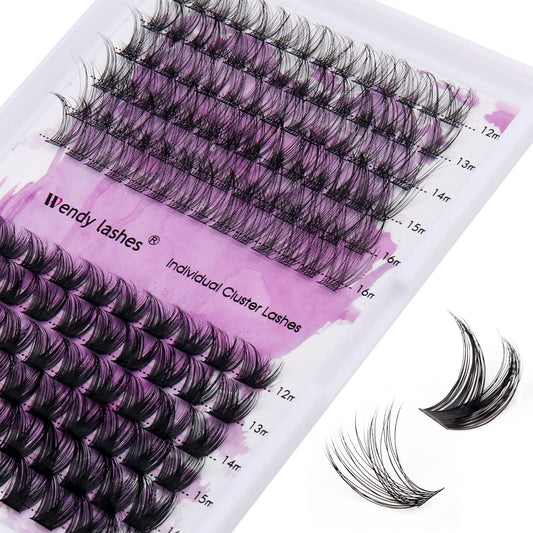Individual Cluster Lashes 30D/40D Mixed Natural Eyelash Clusters