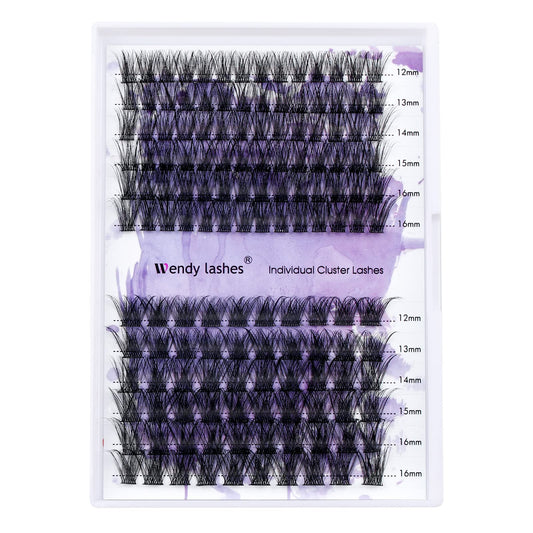 Individual Cluster Lashes 30D/40D Mixed Natural Eyelash Clusters