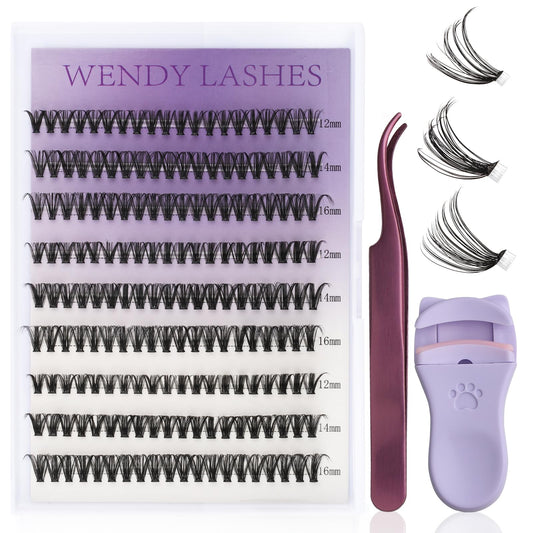 Individual Cluster Lashes 30D/40D Mixed Natural Eyelash Clusters
