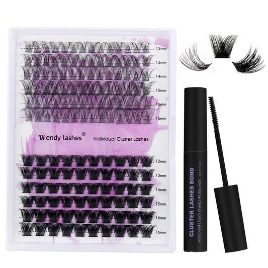 Individual Cluster Lashes 30D/40D Mixed Natural Eyelash Clusters