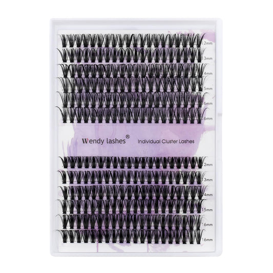 Individual Cluster Lashes 30D/40D Mixed Natural Eyelash Clusters