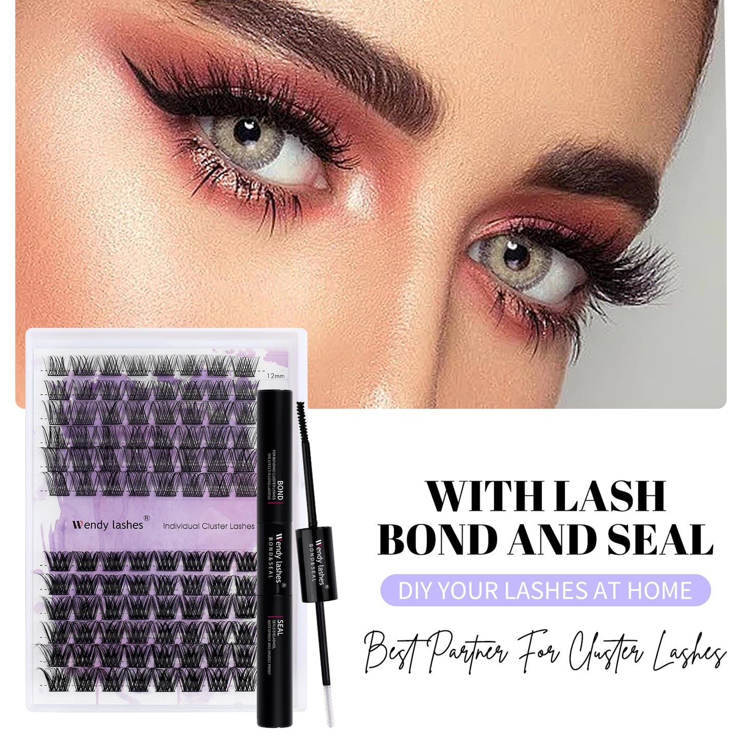 Individual Cluster Lashes 30D/40D Mixed Natural Eyelash Clusters