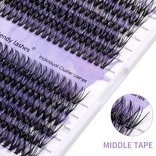 Individual Cluster Lashes 30D/40D Mixed Natural Eyelash Clusters
