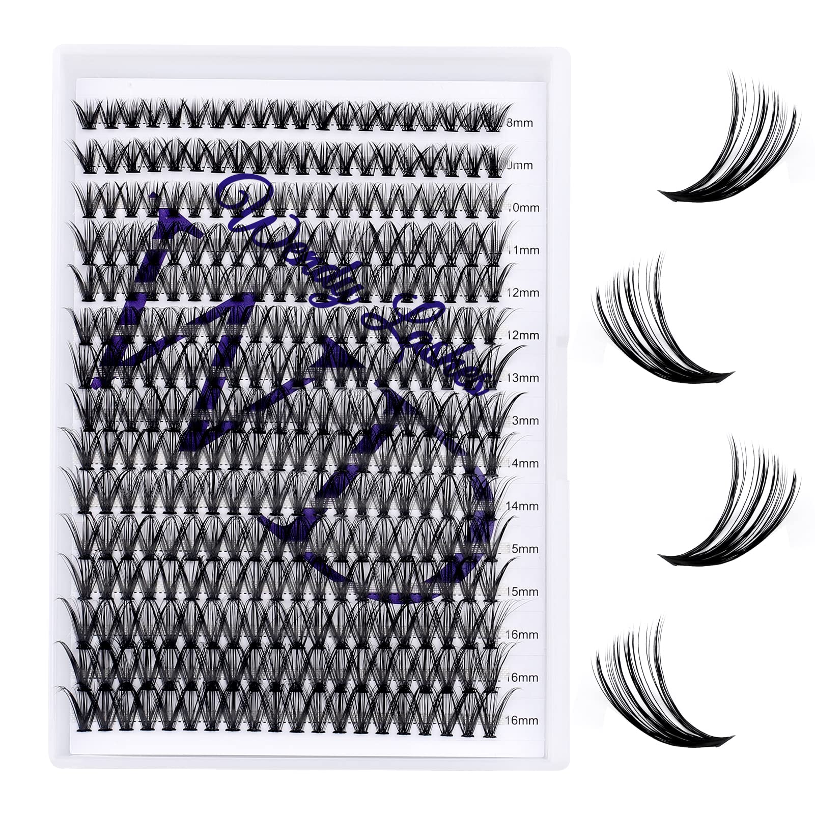 Individual Cluster Lashes 30D/40D Mixed Natural Eyelash Clusters