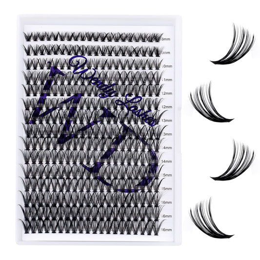 Individual Cluster Lashes 30D/40D Mixed Natural Eyelash Clusters