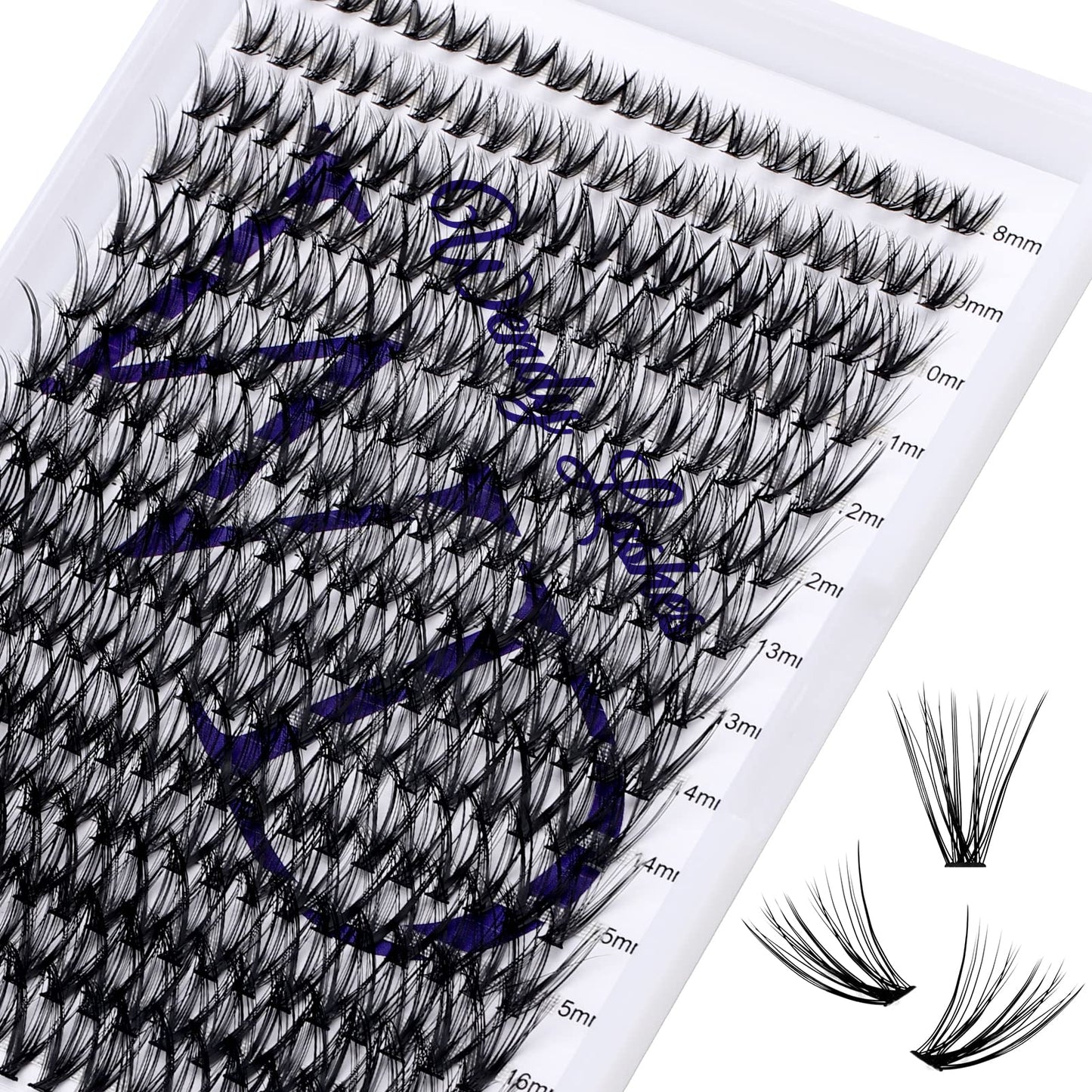 Individual Cluster Lashes 30D/40D Mixed Natural Eyelash Clusters