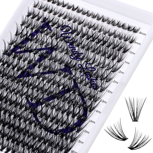 Individual Cluster Lashes 30D/40D Mixed Natural Eyelash Clusters