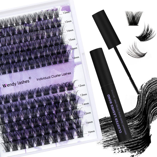 Individual Cluster Lashes 30D/40D Mixed Natural Eyelash Clusters