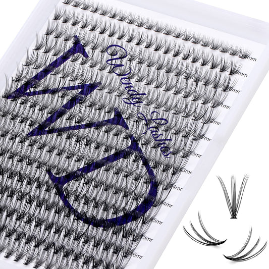 Individual Cluster Lashes 30D/40D Mixed Natural Eyelash Clusters